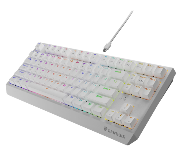 Genesis THOR 230 TKL US RGB MECHANICZNA OUTEMU BROWN BIAŁA HOT SWAP NKG-2080 - 1351042 - zdjęcie 6